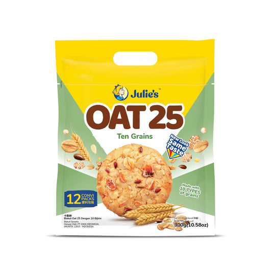 Julies Oat 25 Ten Grains Biscuits 300g