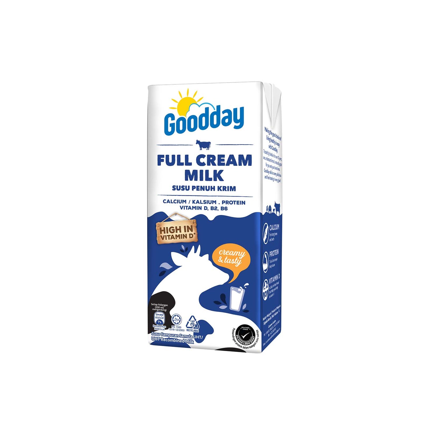 Goodday Full Cream UHT Milk 1L