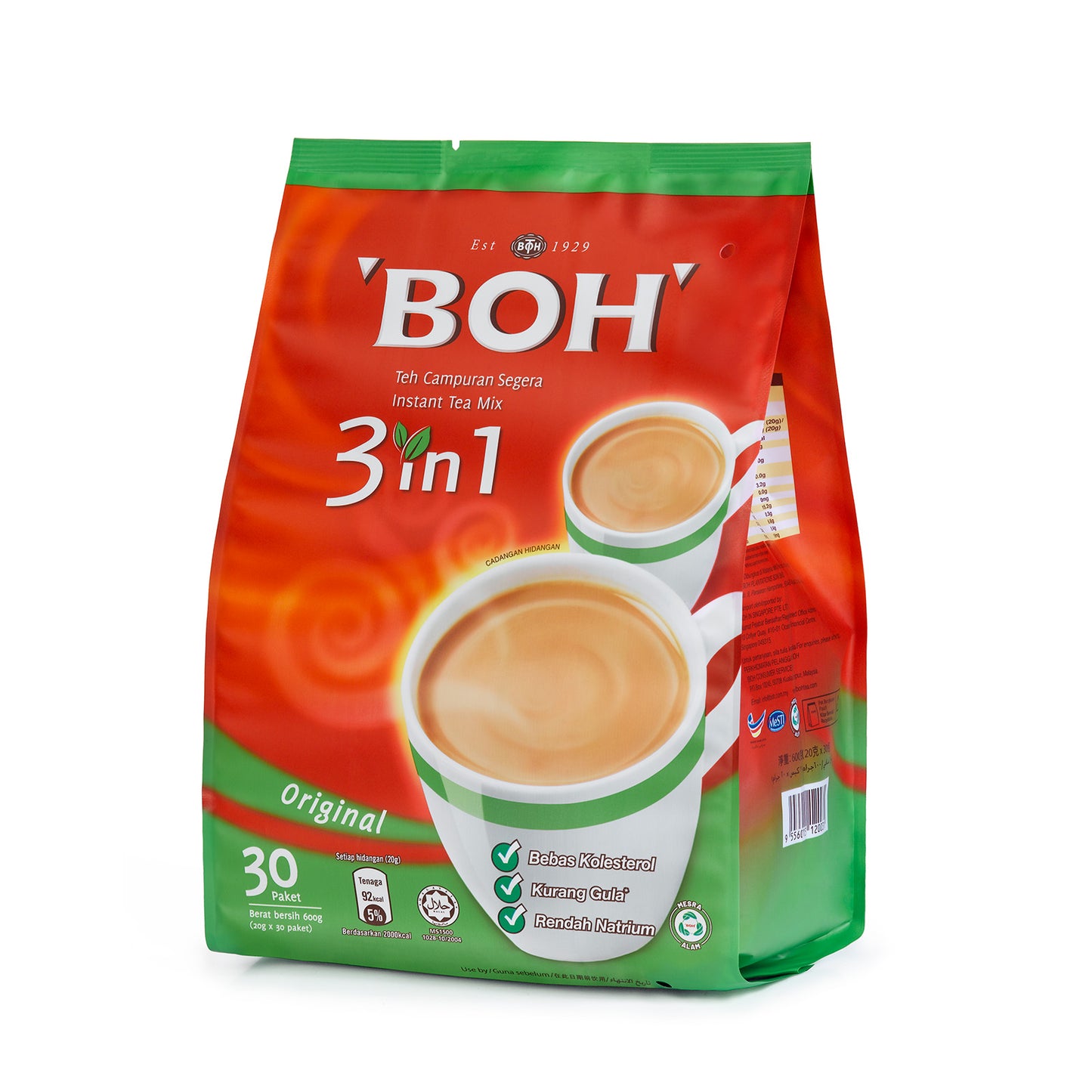 Boh 3-in-1 Instant Tea Mix 30pcs/pack