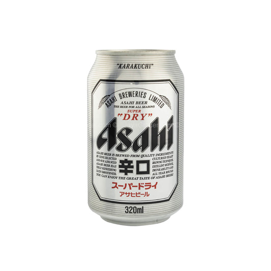 Asahi Super Dry Beer Can 320ml