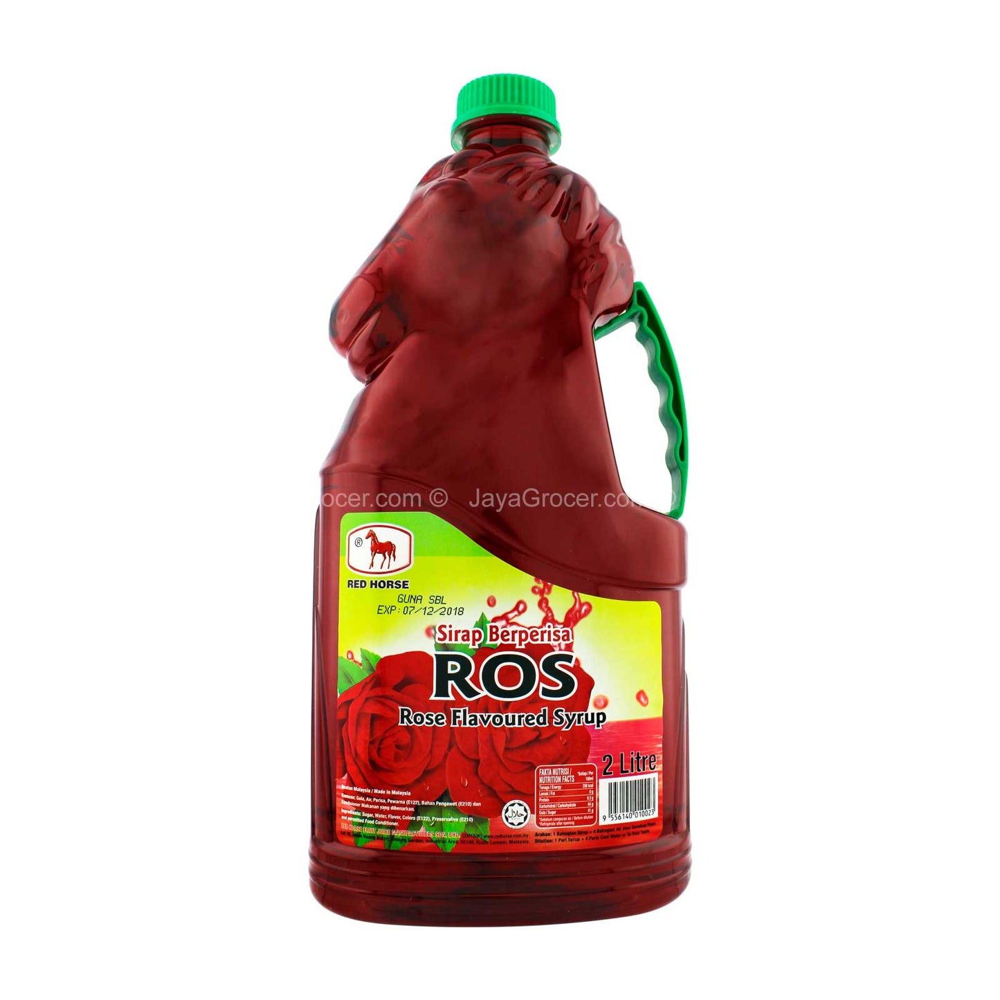 Red Horse Rose Syrup Cordial 2L