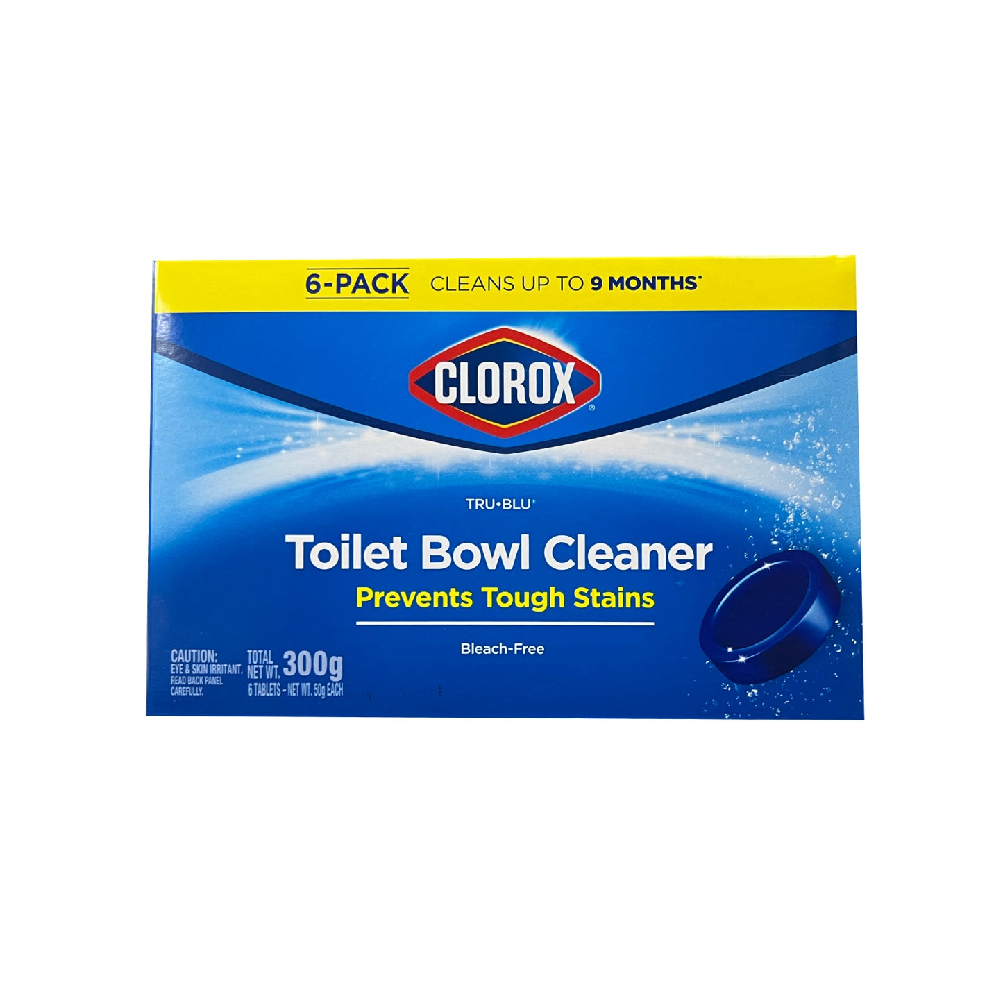 Clorox Tru Blu Toilet Bowl Cleaner 50g x 6