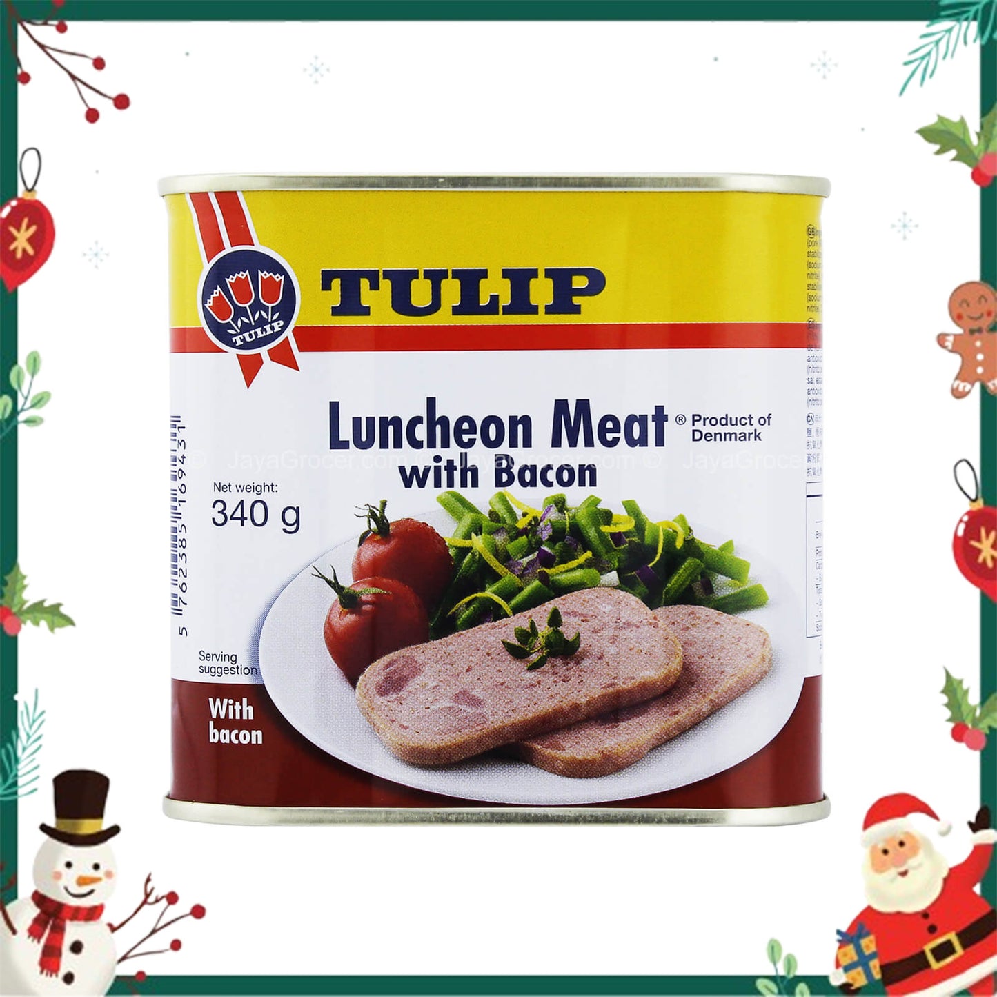 [NON-HALAL] Tulip Pork Luncheon Meat With Bacon 340g