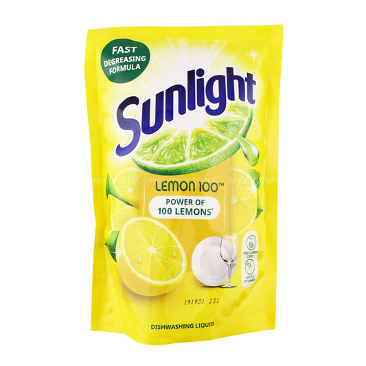 Sunlight Lemon 100 Dishwashing Liquid Refill Pack 700ml