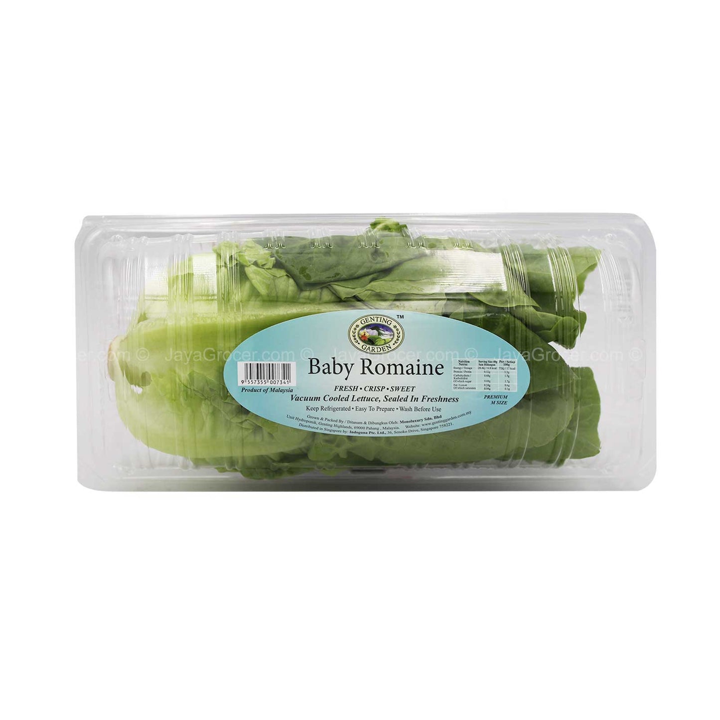 Genting Garden Baby Romaine Lettuce (Malaysia) 200g