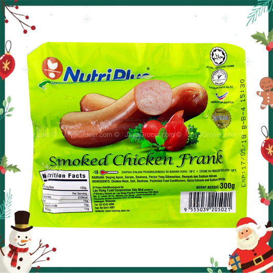 Nutriplus Smoked Chicken Frank 300g