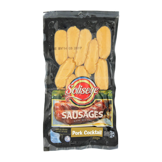 [NON-HALAL] Solisege Sausages Pork Cocktail 200g