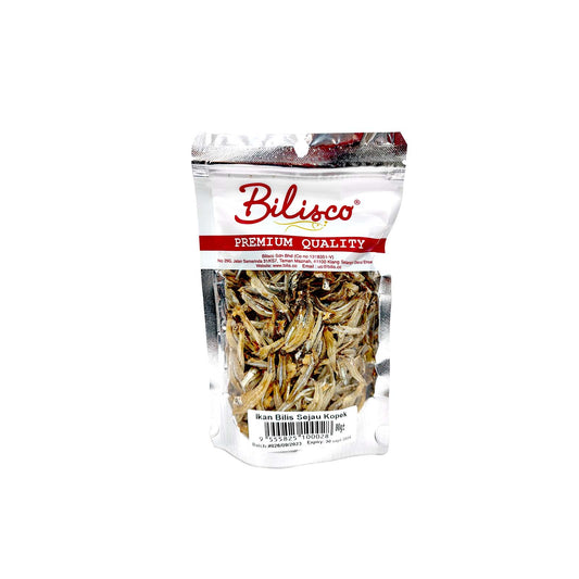 Bilisco Ikan Bilis Sejau (Peeled) 80g