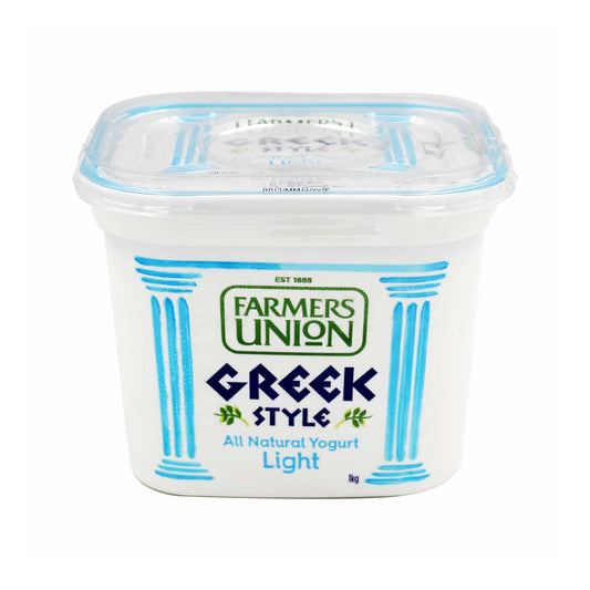 Farmers Union Greek Style All Natural Light Yogurt 1kg