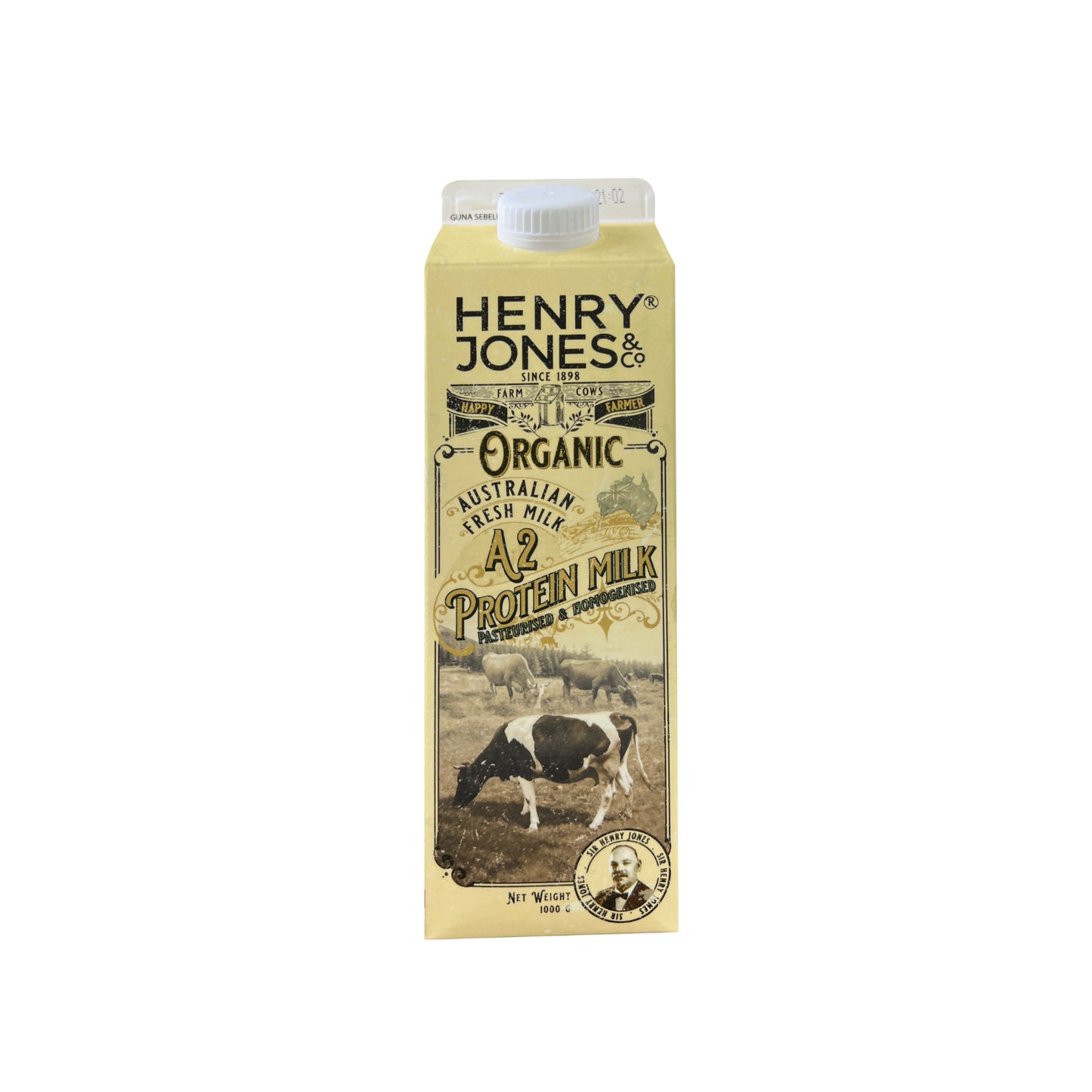 Henry Jones Organic A2 Protein Milk 1L