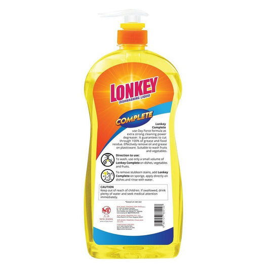 Lonkey Complete Anti-Bacterial Dishwashing Liquid 1L